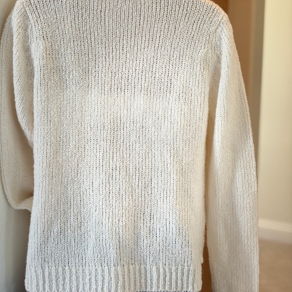 Vintage EMPORIUM CAPWELL Cream Women's Cardigan - Picture 4 of 5